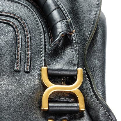 Chloe Calfskin Medium Marcie Satchel Black 3 of 11