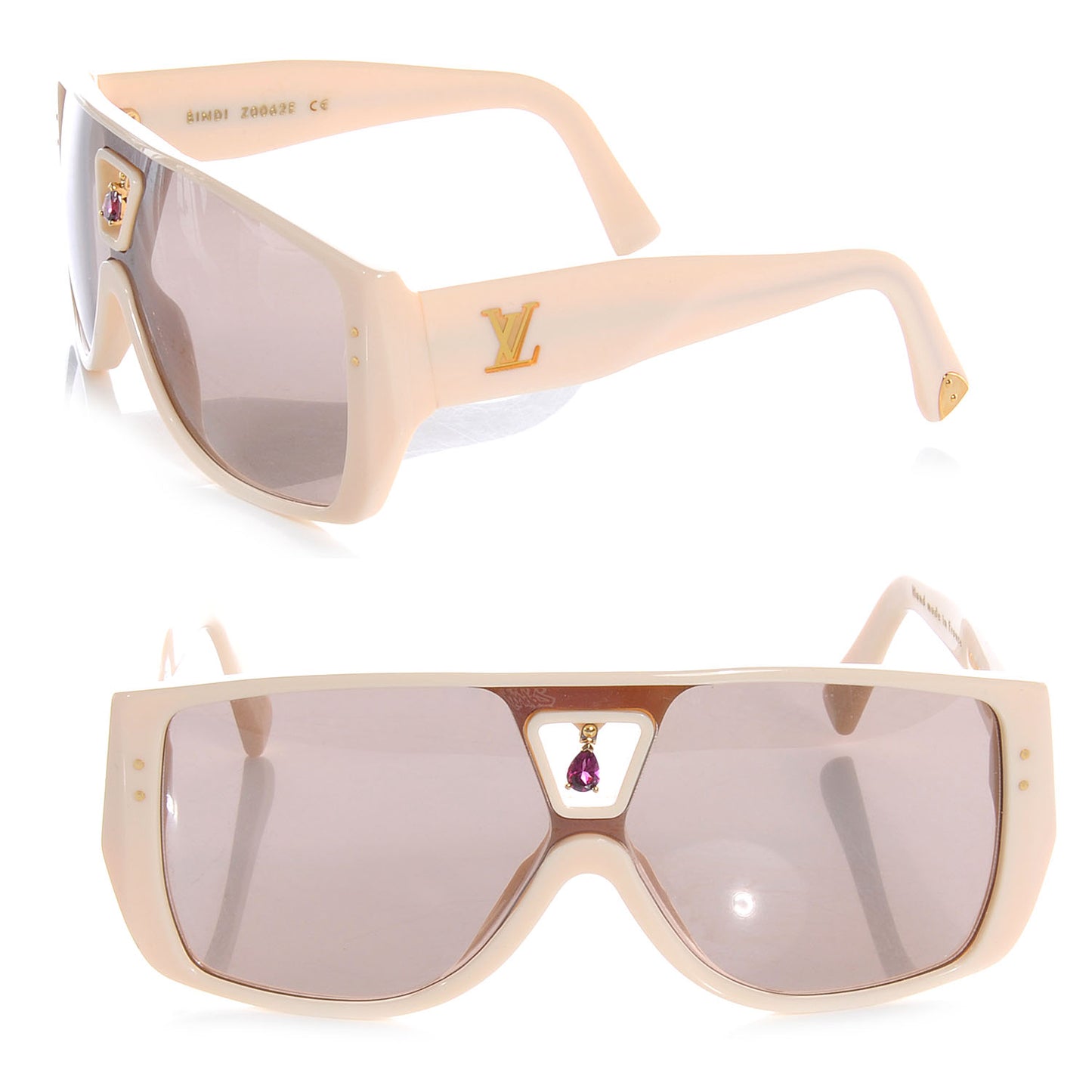 Acetate Amethyst Bindi Sunglasses Ivory