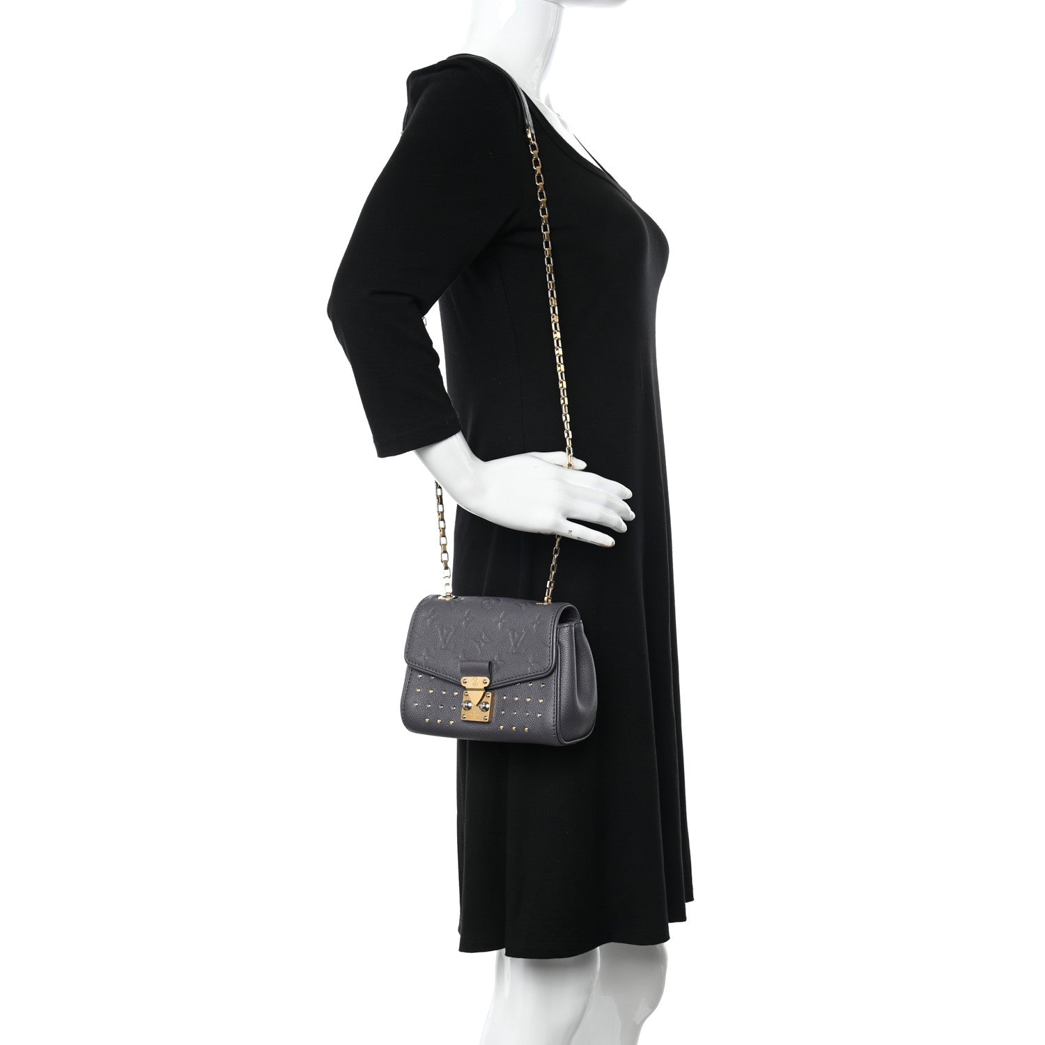 Louis Vuitton Empreinte Studded Saint Germain BB Gris Silver 2 of 9