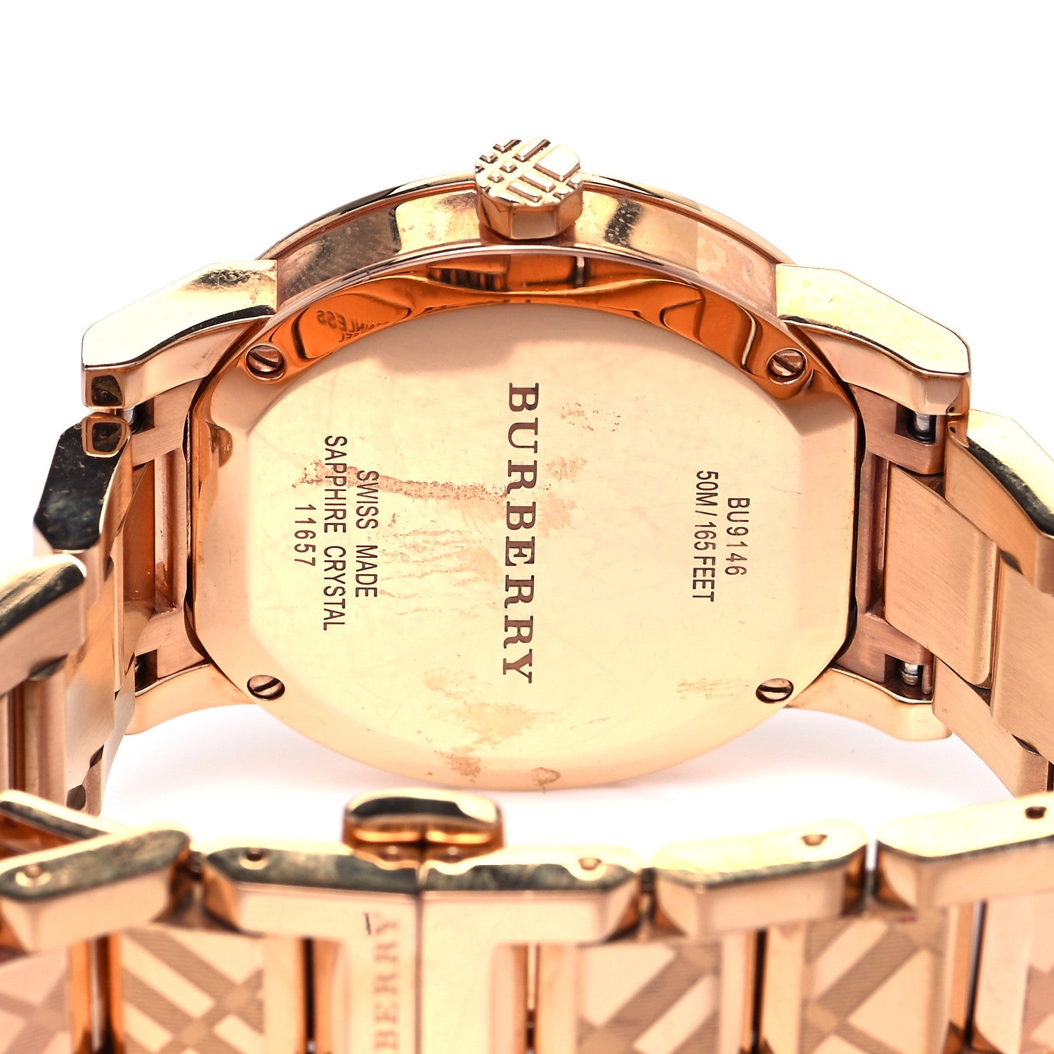 Burberry Stainless Steel 34mm The City Quartz Watch Rose BU9146 4 of 5