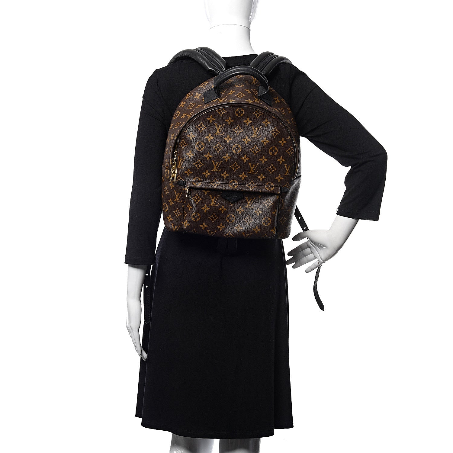 Louis Vuitton Monogram Palm Springs Backpack MM 2 of 9