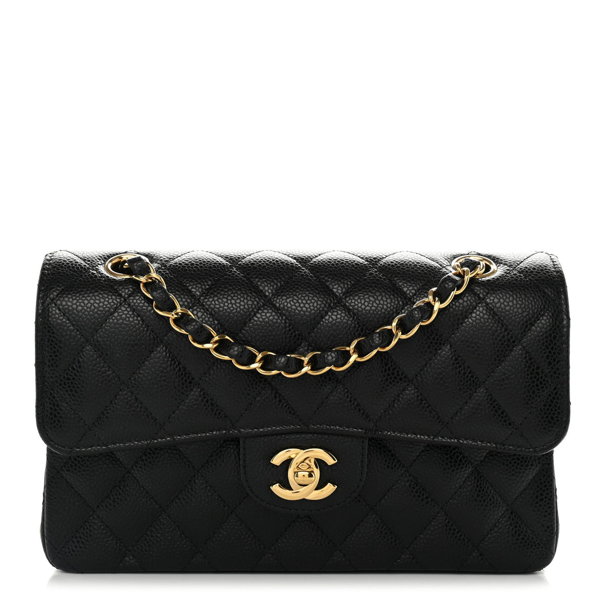 Chanel Caviar Quilted Small Double Flap Black 1 of 11