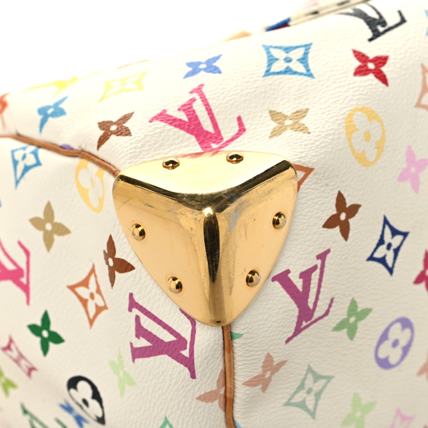 Monogram Multicolor Speedy 30 White