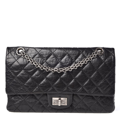 Chanel Aged Calfskin Quilted 2.55 Reissue 225 Flap Black 1 of 11