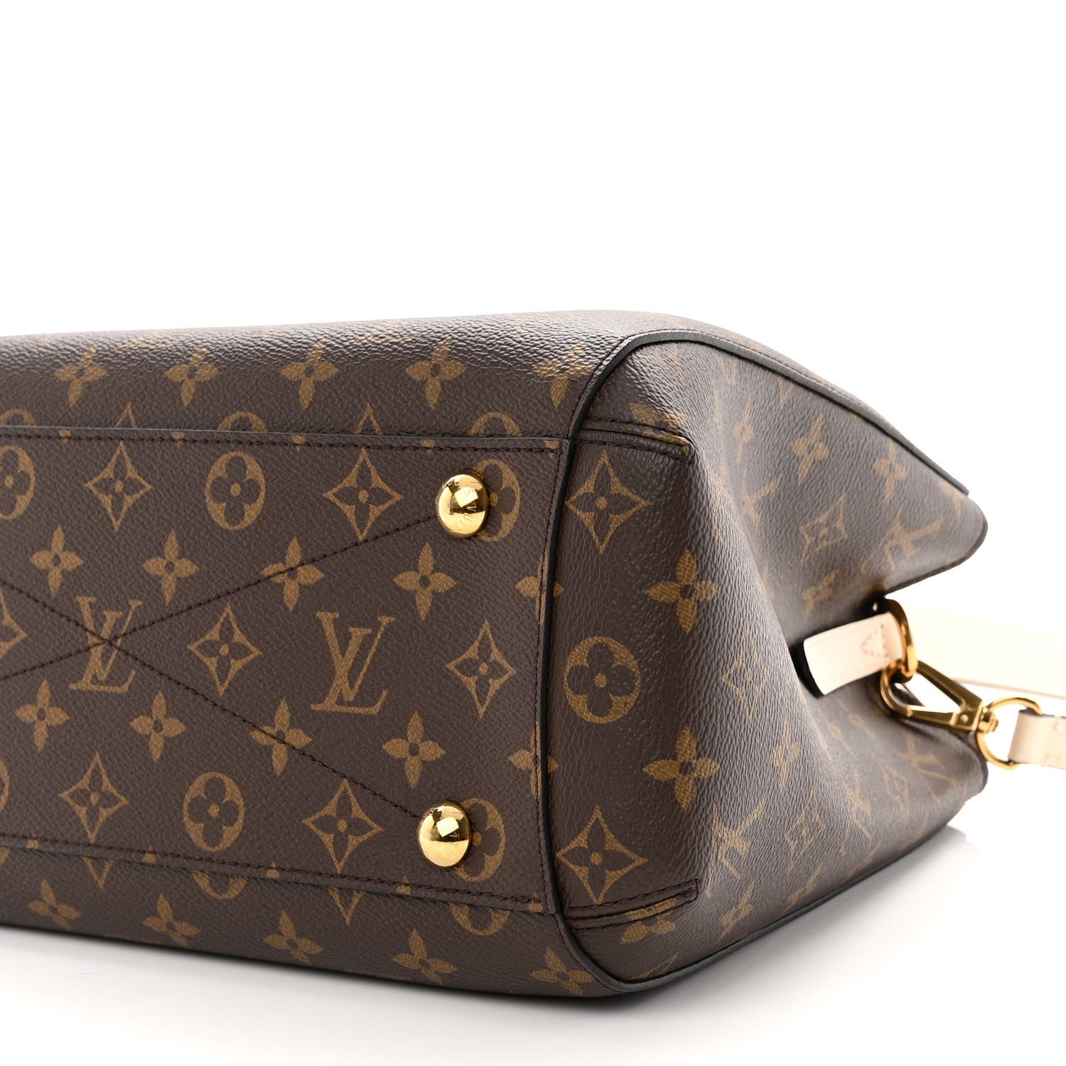 Louis Vuitton Monogram Braided Montaigne MM Creme Beige 9 of 9