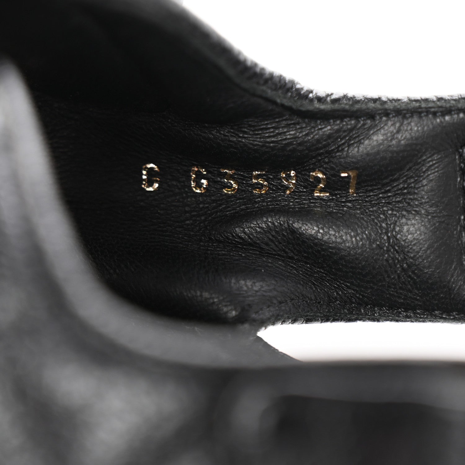 Chanel Grained Calfskin Velcro Dad Sandals 35 Black 9 of 11