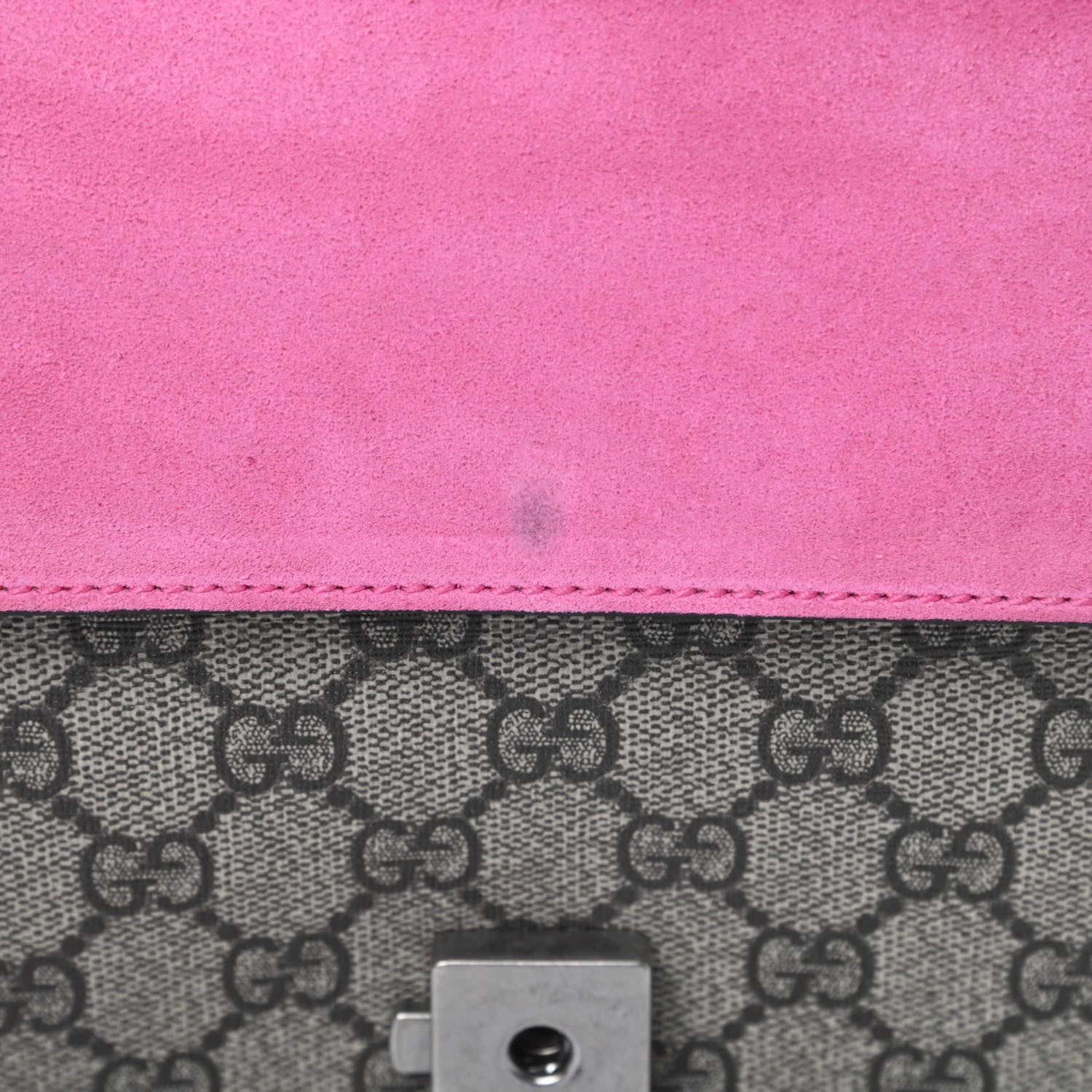 Gucci GG Supreme Monogram Mini Dionysus Shoulder Bag Pink 13 of 14