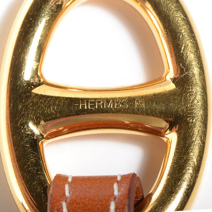 Hermes Natural Tadelakt Granville Bracelet Fauve Medium 9 of 10