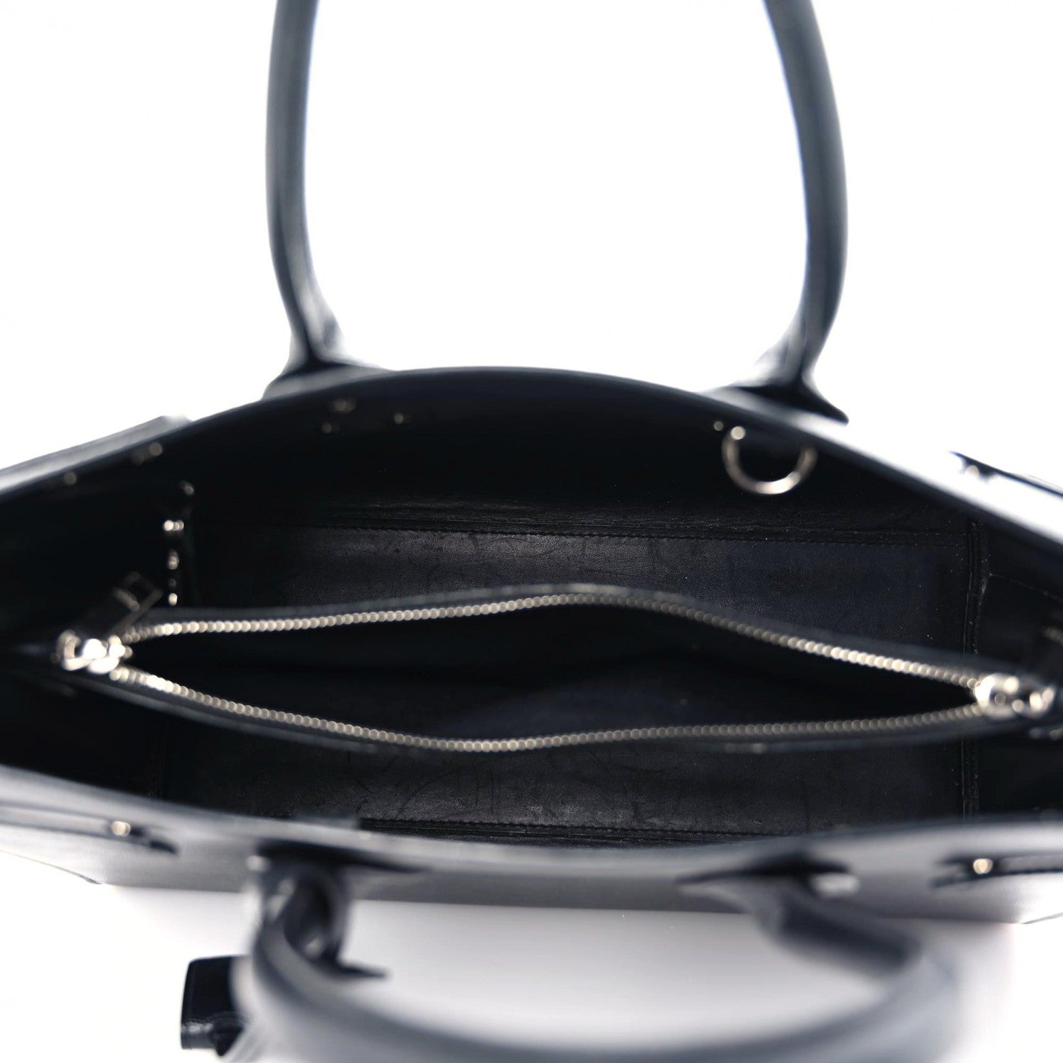 Saint Laurent Grained Calfskin Small Sac De Jour Black 5 of 28