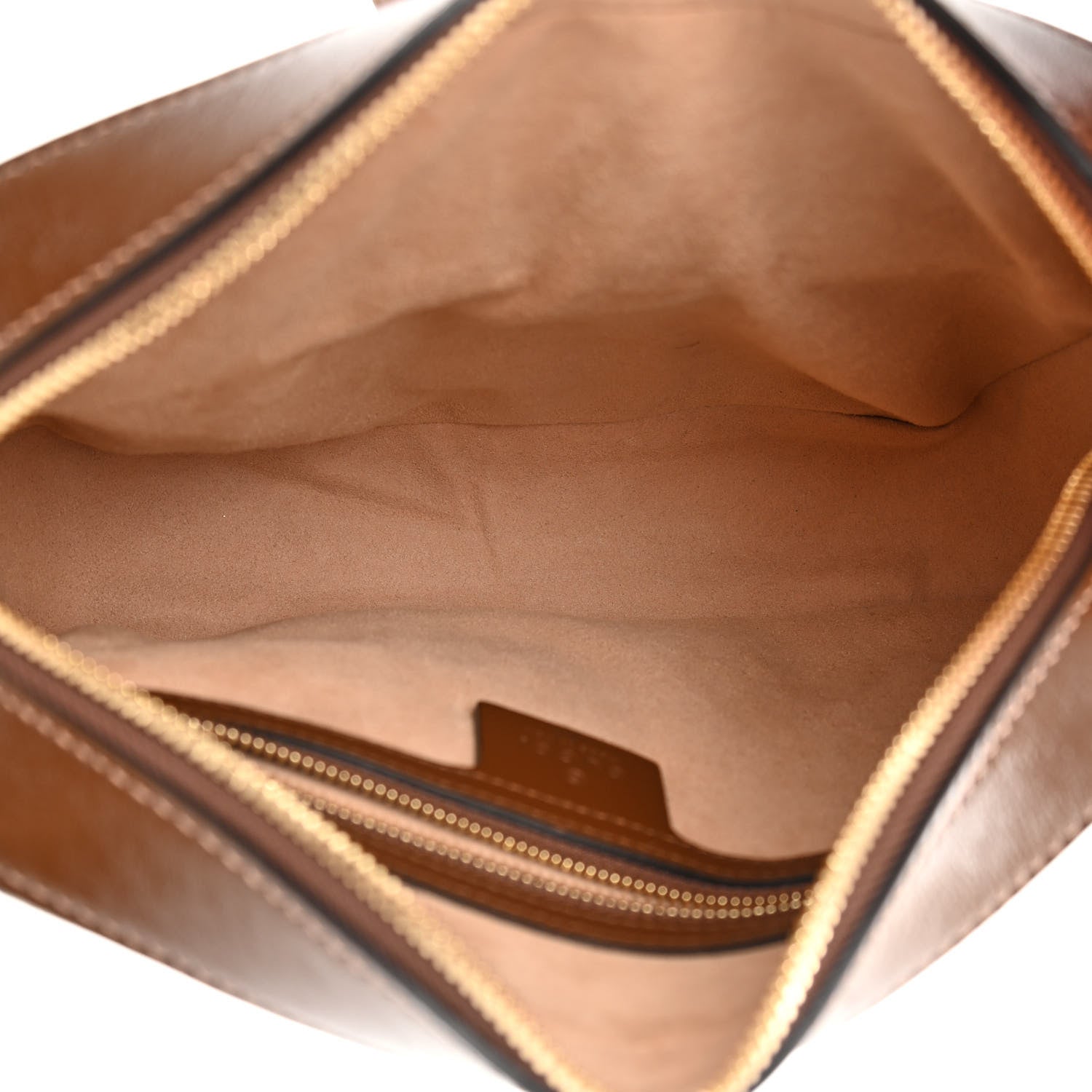 Gucci GG Supreme Monogram Small Horsebit 1955 Shoulder Bag Beige Brown Sugar 5 of 11