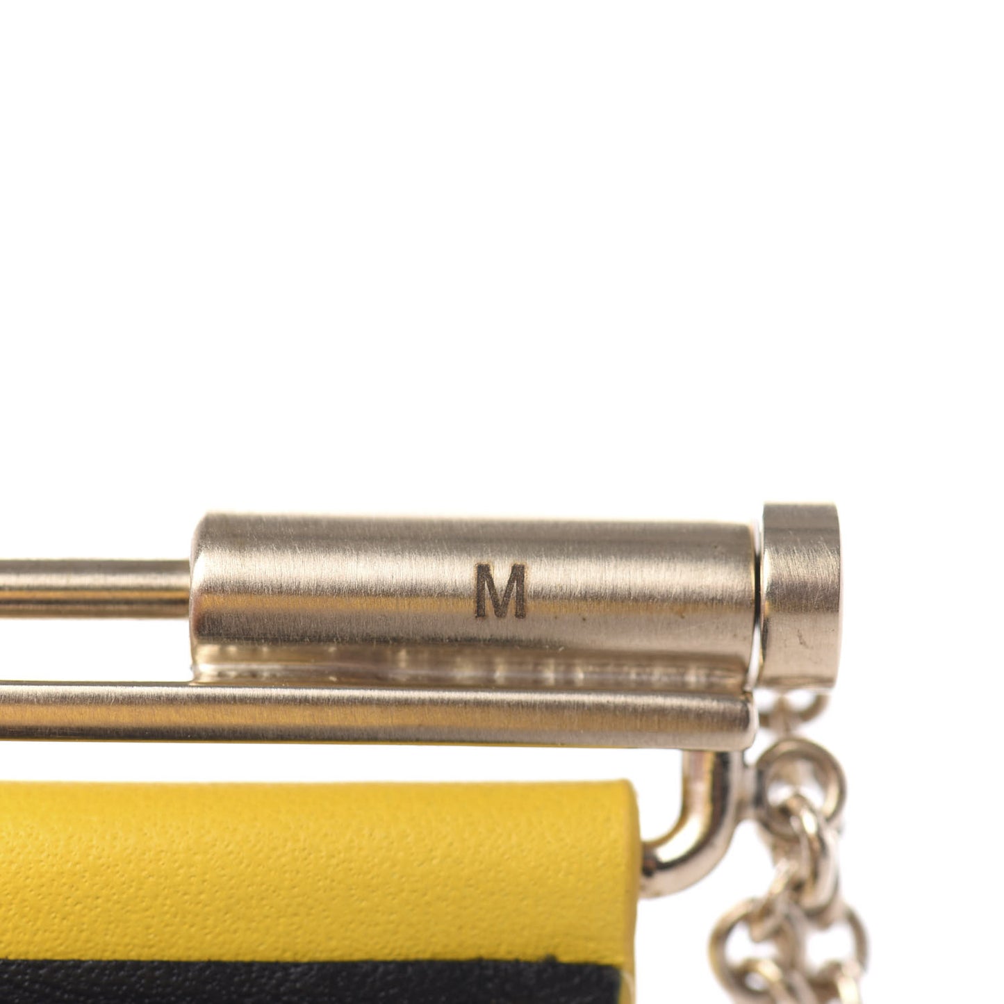 Calfskin CC Wide Cuff M Yellow