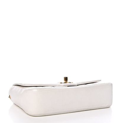 Chanel Lambskin Quilted Small Single Flap White 4 of 15