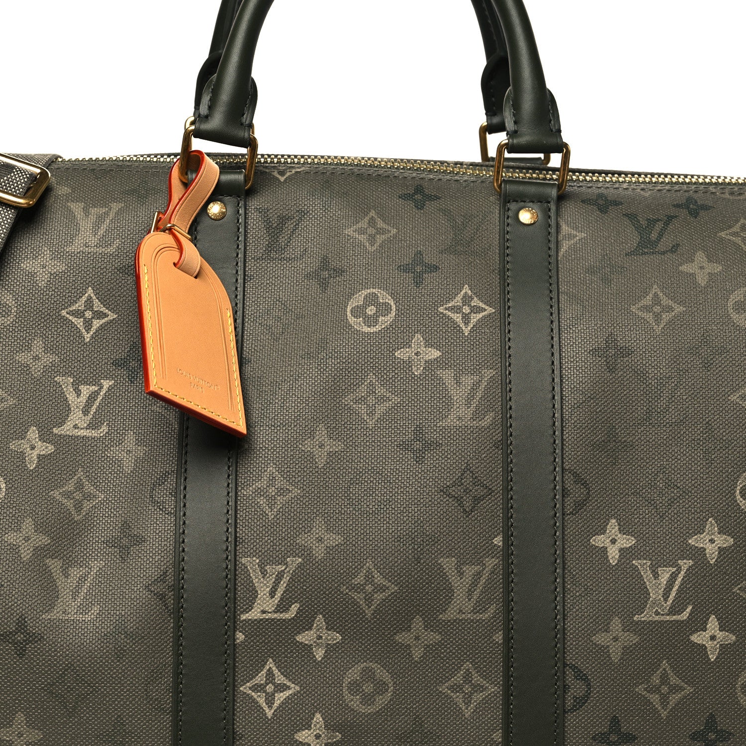 Louis Vuitton Monogram Surplus Keepall Bandouliere 50 Khaki Green 6 of 9