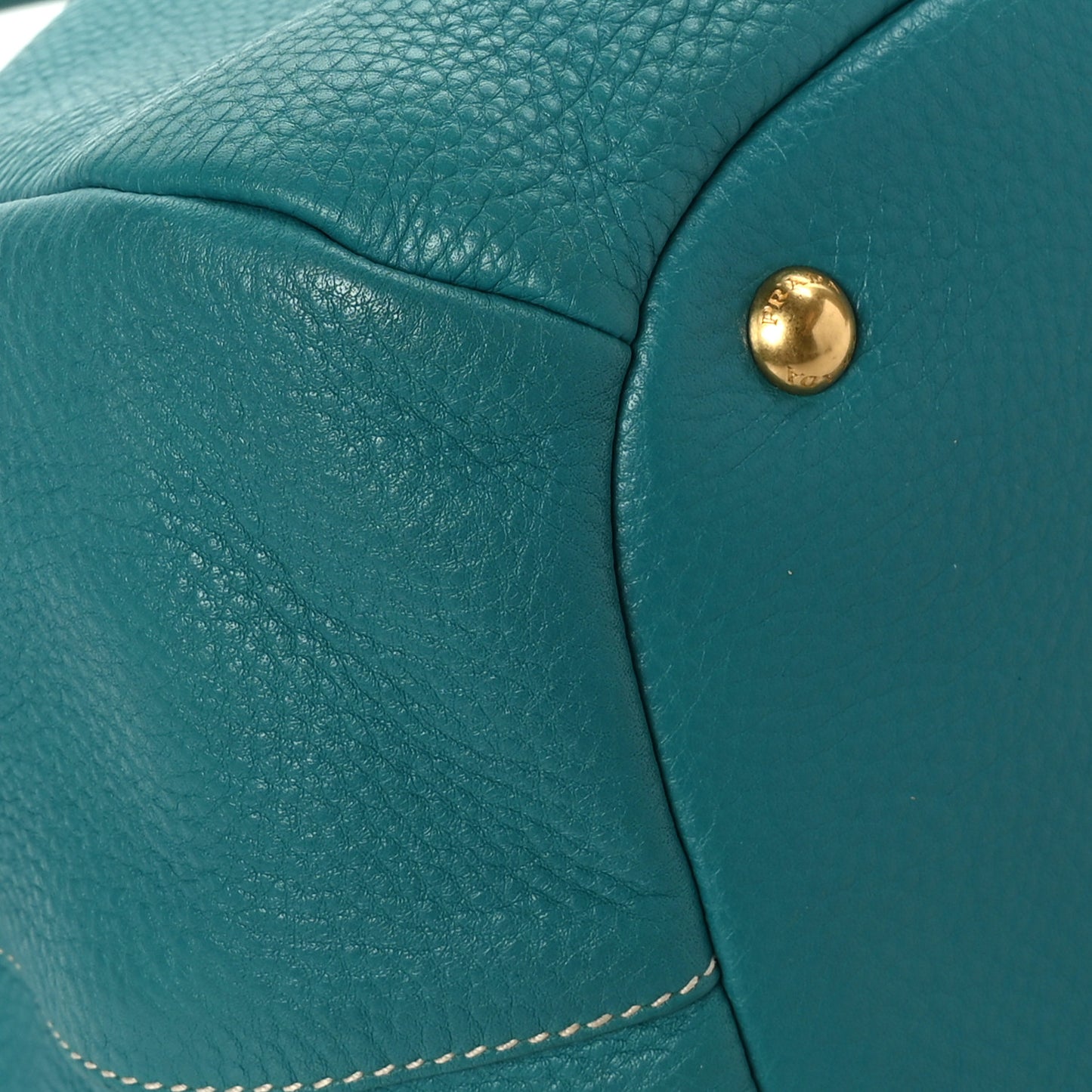 Vitello Daino Shopping Tote Green