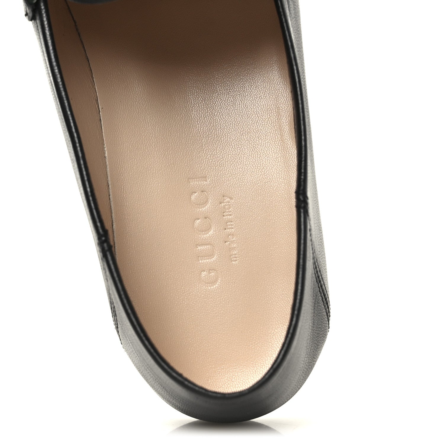Gucci Malaga Kid Web Womens Horsebit Loafers 35 Black 7 of 10