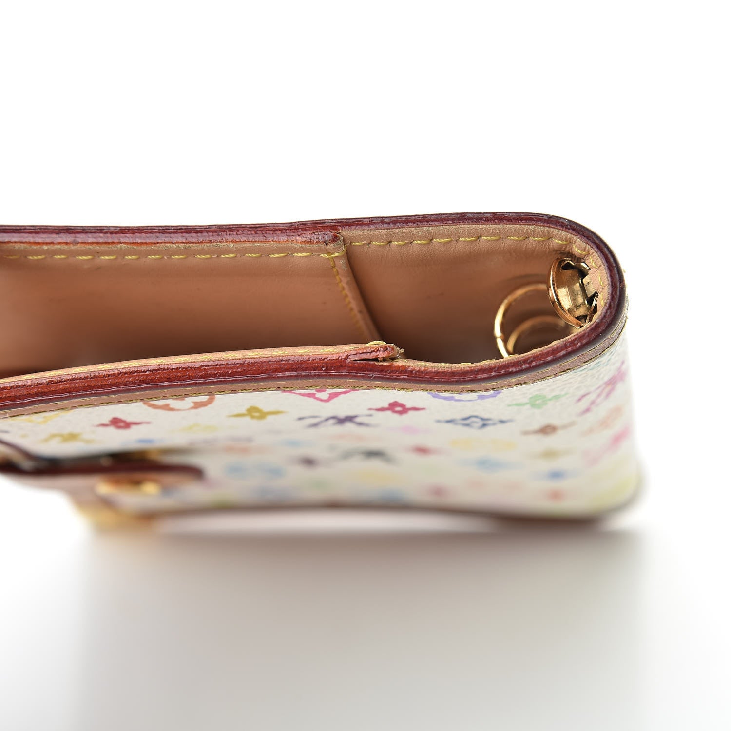 Louis Vuitton Monogram Multicolor Small Ring Agenda Cover White 15 of 16