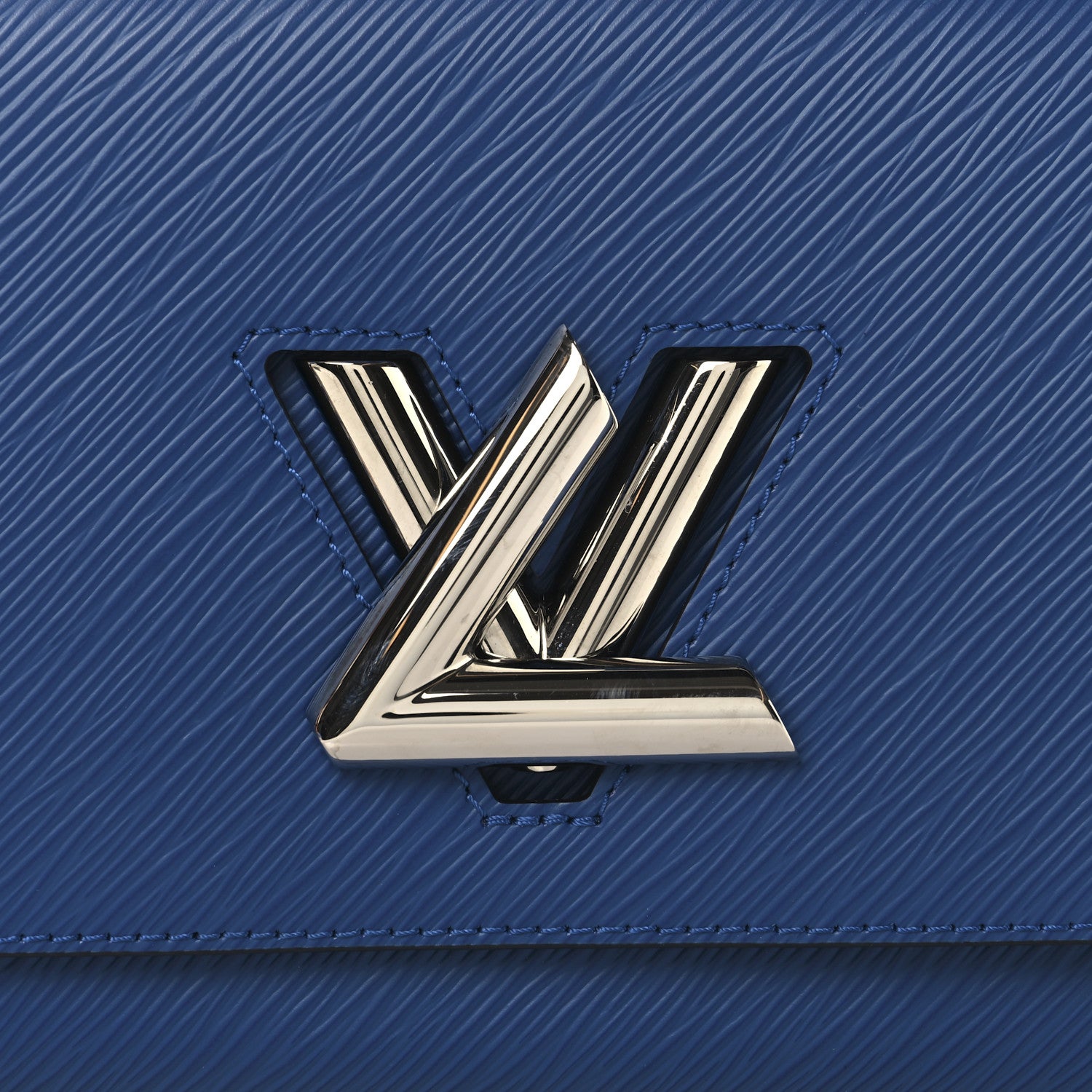 Louis Vuitton Epi Twist Braided Strap Shoulder Bag MM Bleu Roi 8 of 10