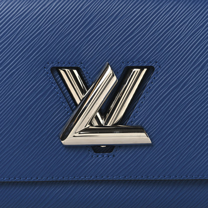 Louis Vuitton Epi Twist Braided Strap Shoulder Bag MM Bleu Roi 8 of 10