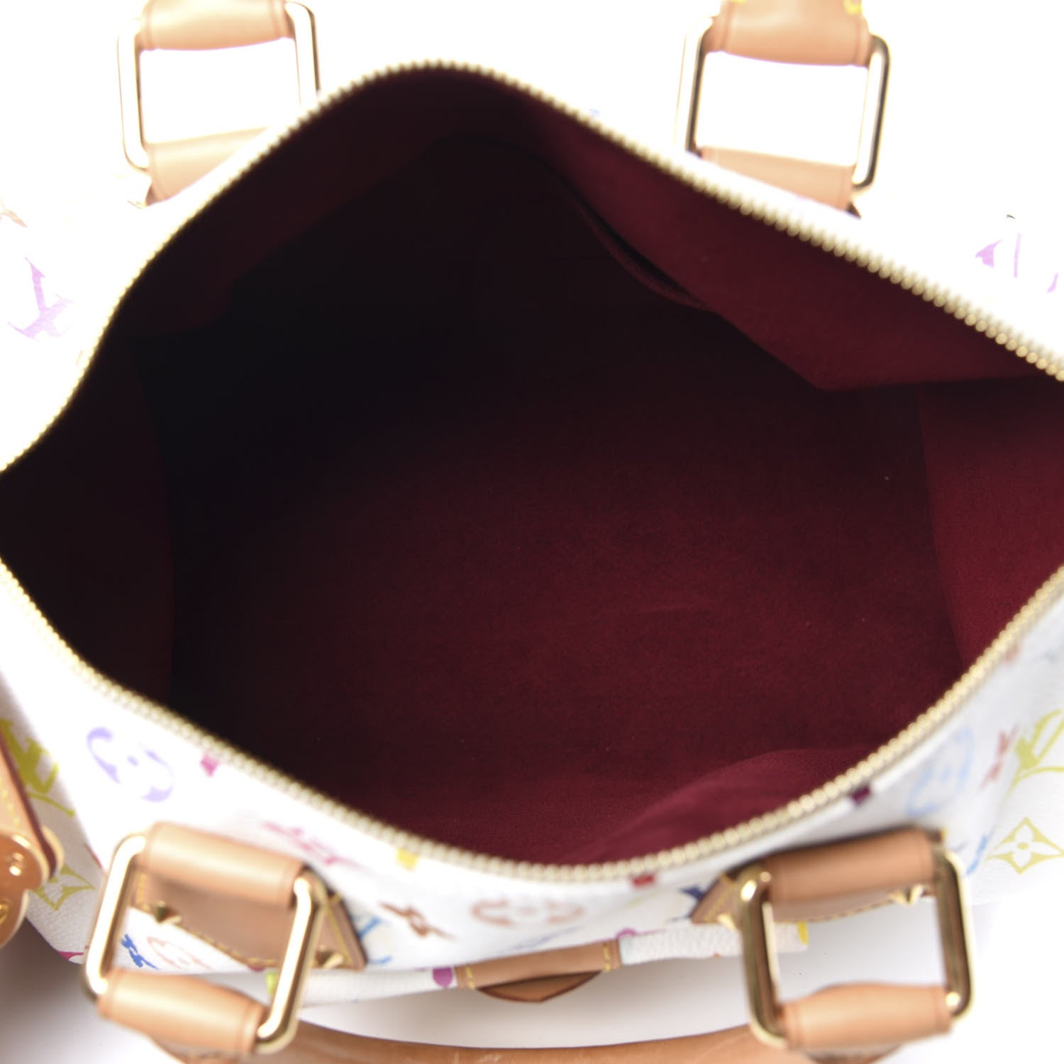 Louis Vuitton Monogram Multicolor Speedy 30 White 5 of 10