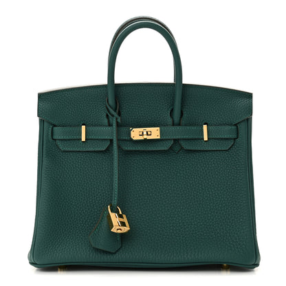 Hermes Togo Birkin 25 Malachite 1 of 10