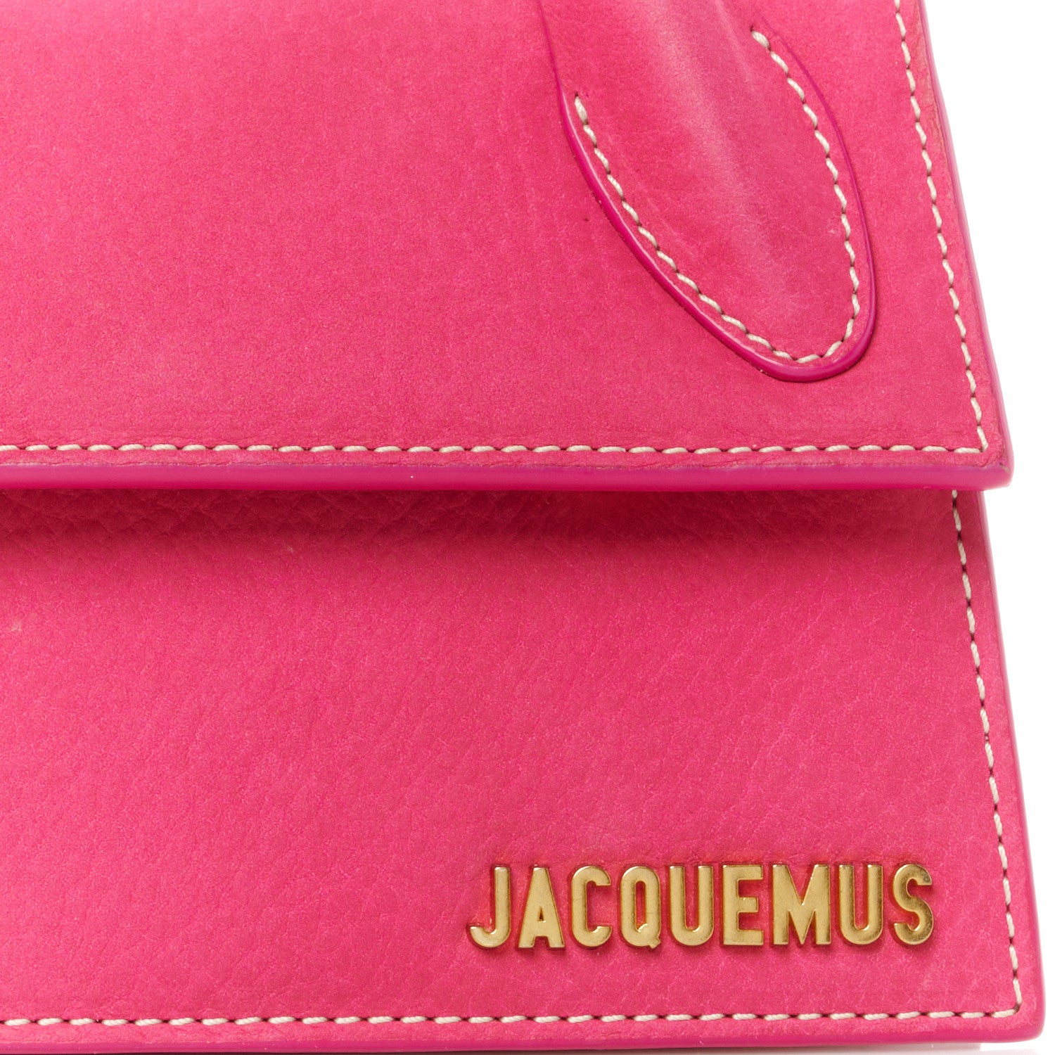 Jacquemus Nubuck Le Chiquito Long Dark Pink 7 of 10