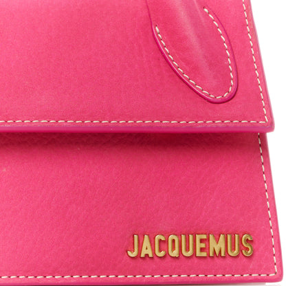 Jacquemus Nubuck Le Chiquito Long Dark Pink 7 of 10