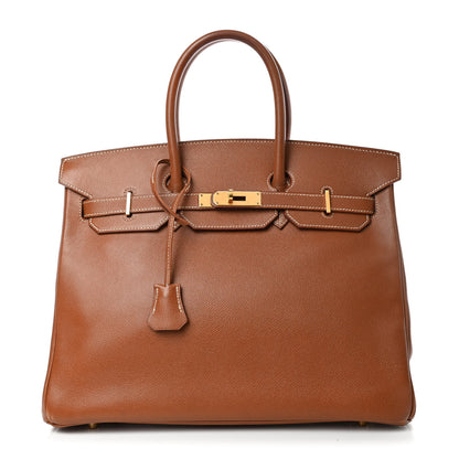 Hermes Courchevel Birkin 35 Gold 2 of 19