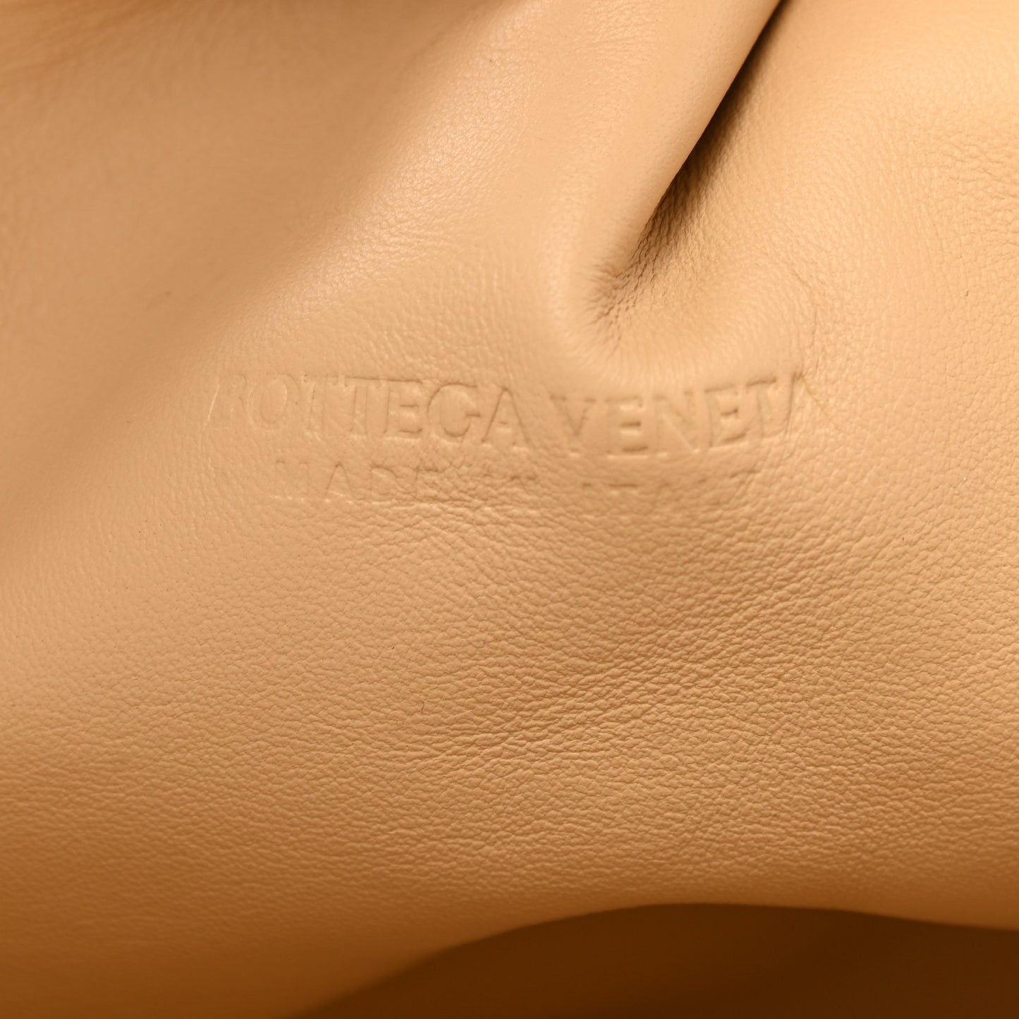 Nappa Maxi Intrecciato The Pouch Oversized Clutch Almond