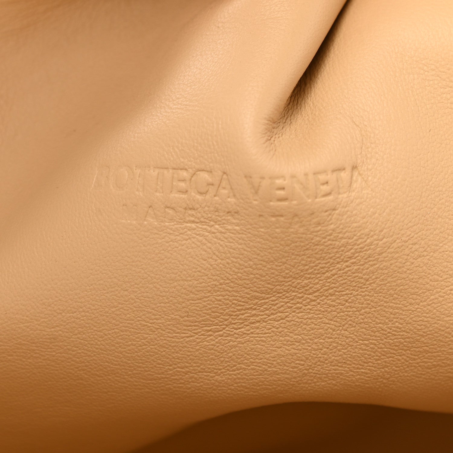 Bottega Veneta Nappa Maxi Intrecciato The Pouch Oversized Clutch Almond 6 of 10