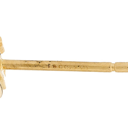 Tiffany 18K Yellow Gold Mini Stitch X Stud Earrings 3 of 5