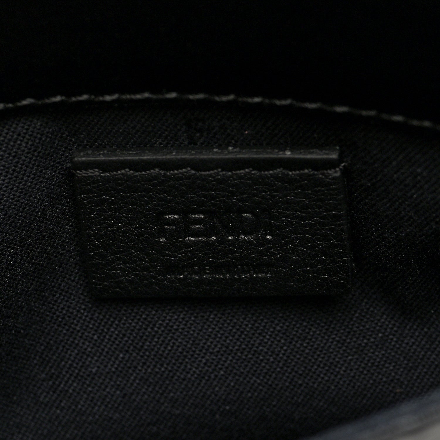 Fendi Vitello Liberty Studded Tube Wallet On Chain Black Multicolor 6 of 11