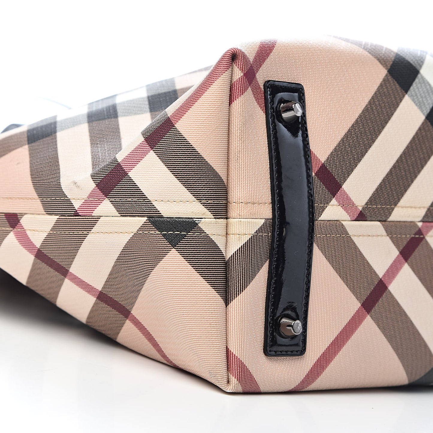 Supernova Check Large Nickie Tote Black