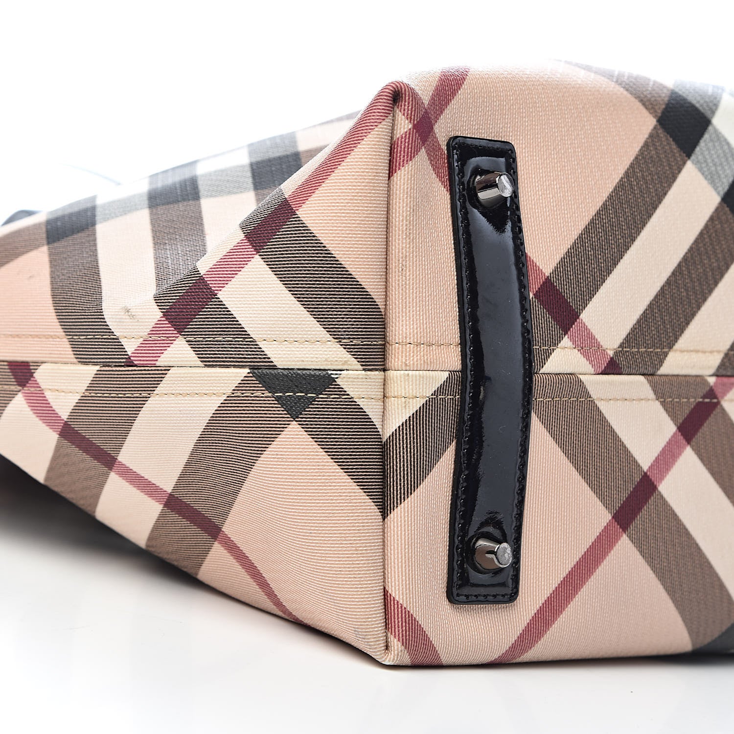 Burberry Supernova Check Large Nickie Tote Black 11 of 14