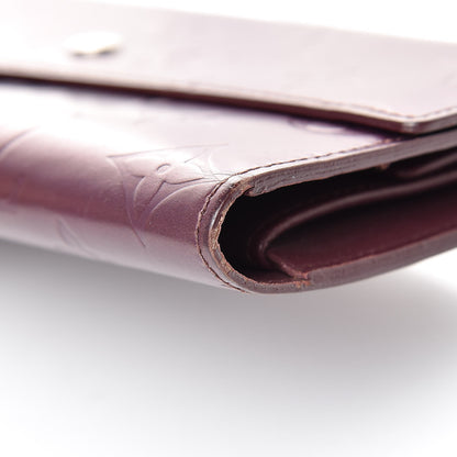Louis Vuitton Mat Monogram Porte Tresor International Wallet Violet 16 of 18