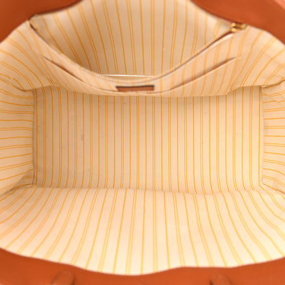 Louis Vuitton Raffia Calfskin Monogram Giant Onthego GM Tan 5 of 12