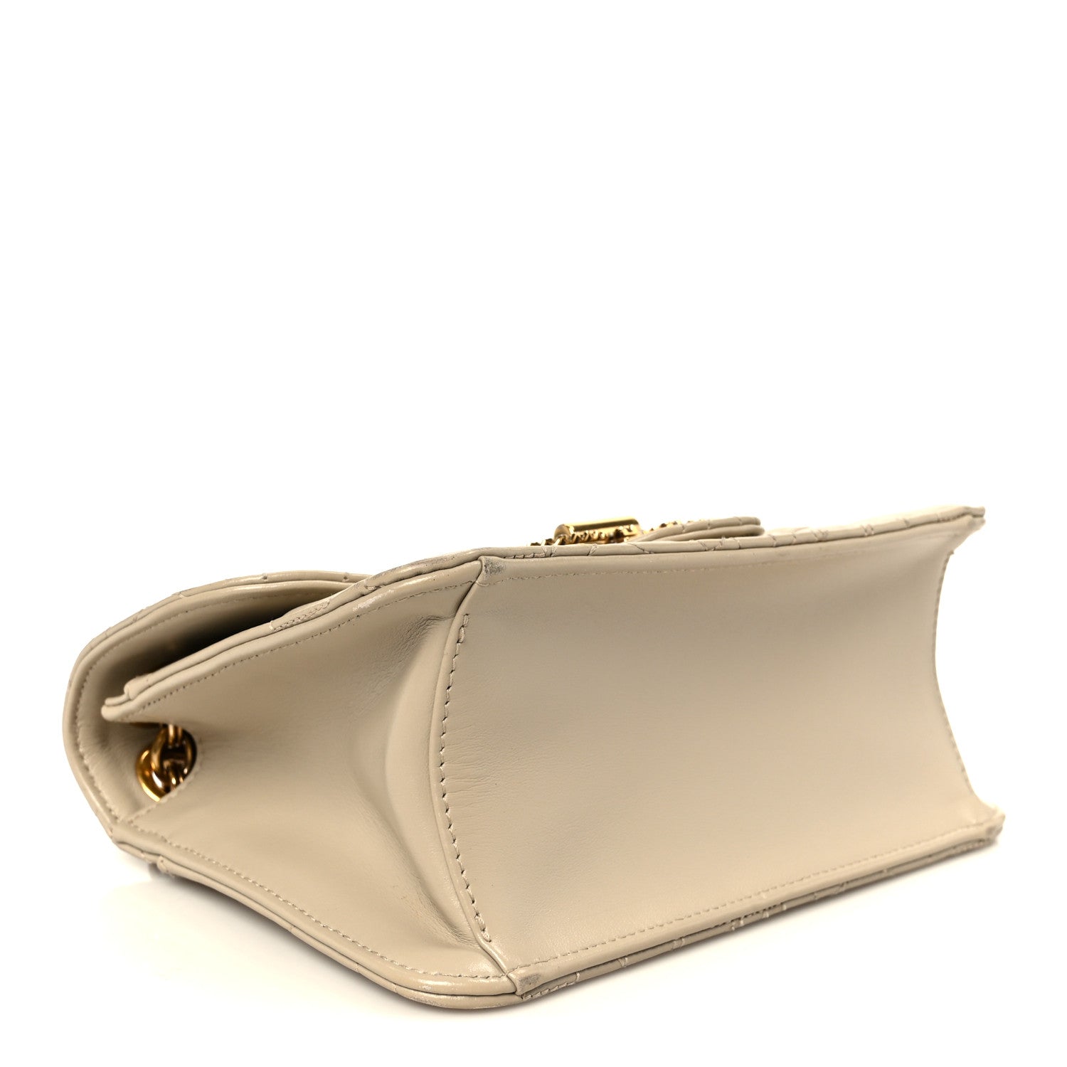 Salvatore Ferragamo Calfskin Quilted Gancini Flap Bag Peony 4 of 12