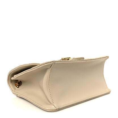 Salvatore Ferragamo Calfskin Quilted Gancini Flap Bag Peony 4 of 12