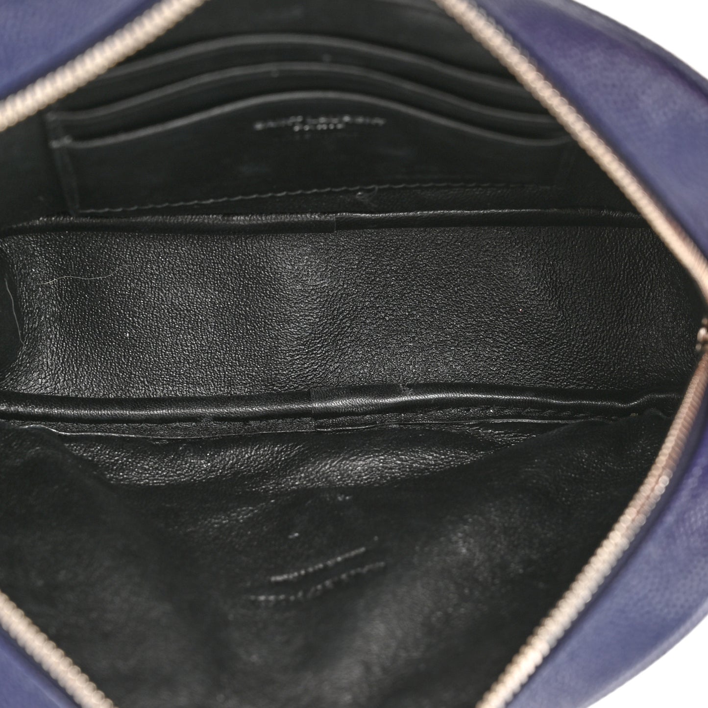 Grain De Poudre Matelasse Monogram Mini Lou Camera Bag Denim