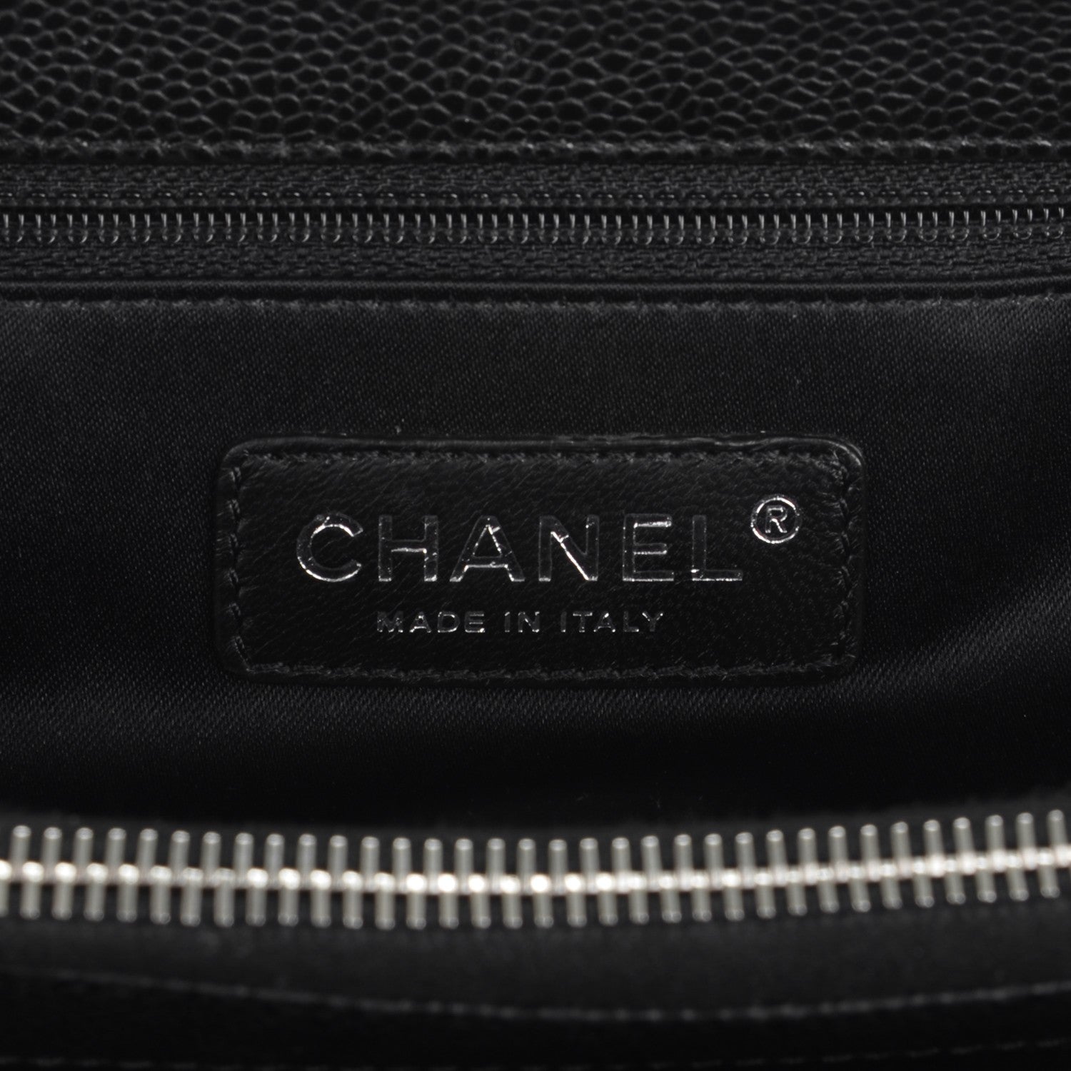 Chanel Caviar Quilted Grand Shopping Tote GST Black 6 of 7