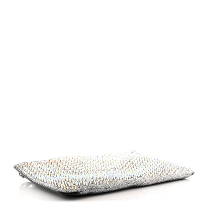 Christian Louboutin Nappa Mica Studded Loubiclutch Silver 4 of 10