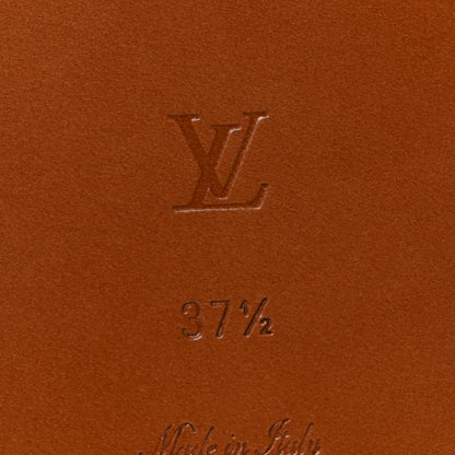 Louis Vuitton Monogram Escale Lock It Flat Mule 37.5 Rouge 6 of 8