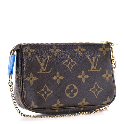 Louis Vuitton Monogram 2019 Christmas Animation Mini Venice Pochette Accessories Blue 3 of 8