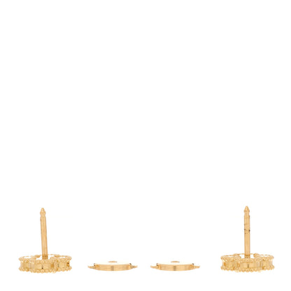 Van Cleef & Arpels 18K Yellow Gold Mother of Pearl Sweet Alhambra Earrings 3 of 5