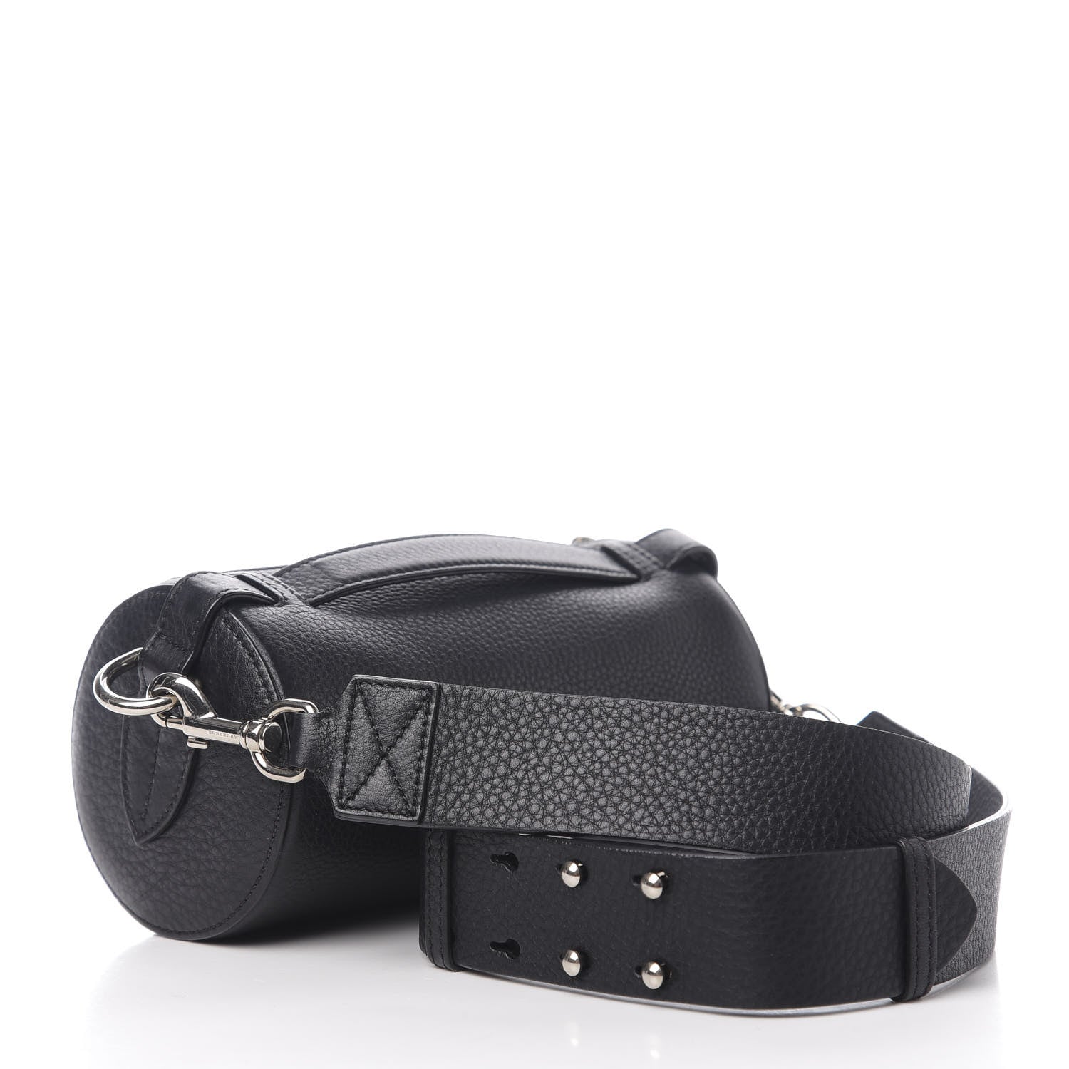 Burberry Calfskin The Barrel Bag Black 2 of 8