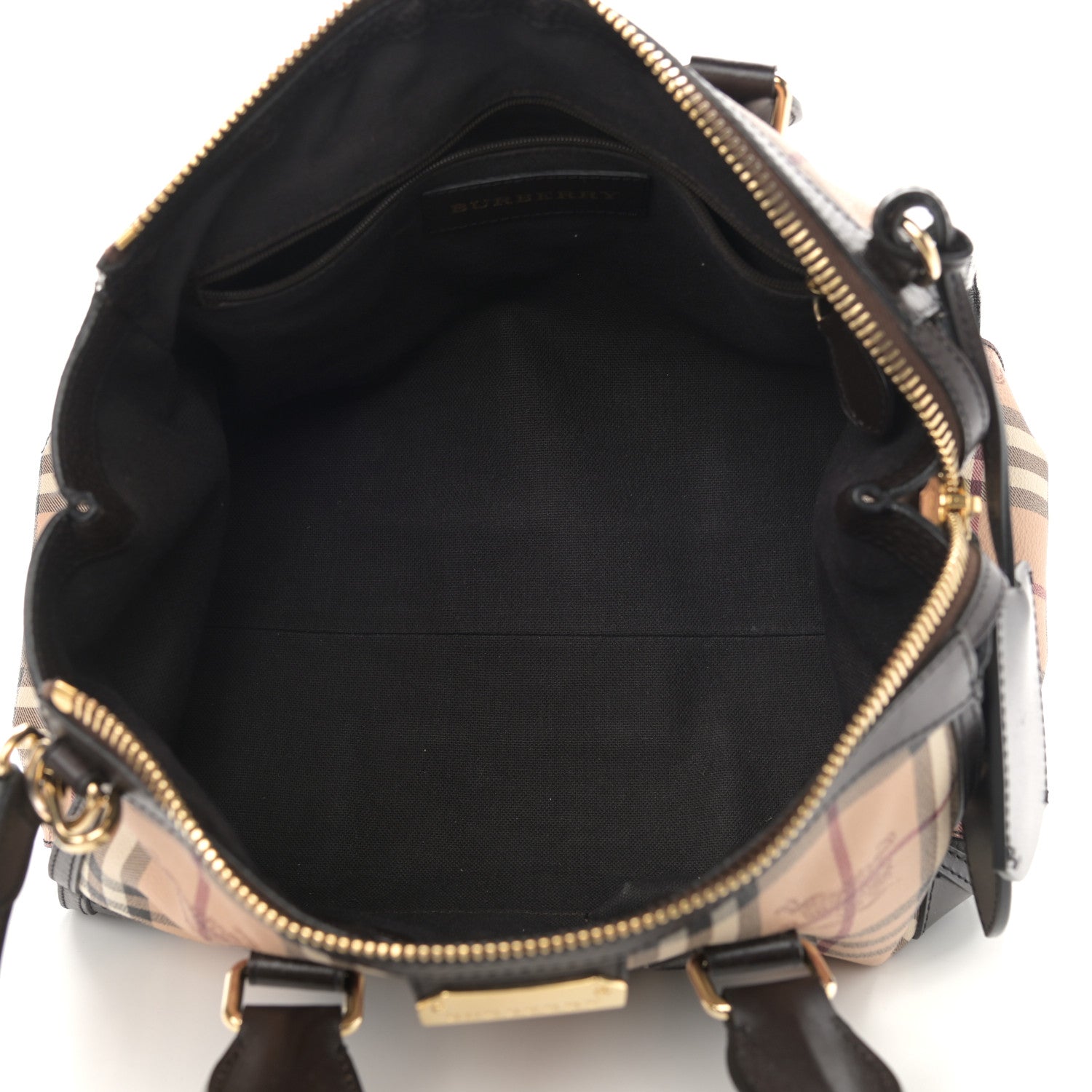 Burberry Haymarket Check Small Gladstone Chocolate 5 of 13