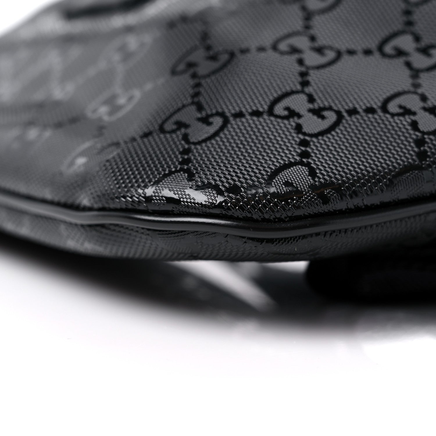 Gucci Imprime Monogram Belt Bag Black 9 of 10