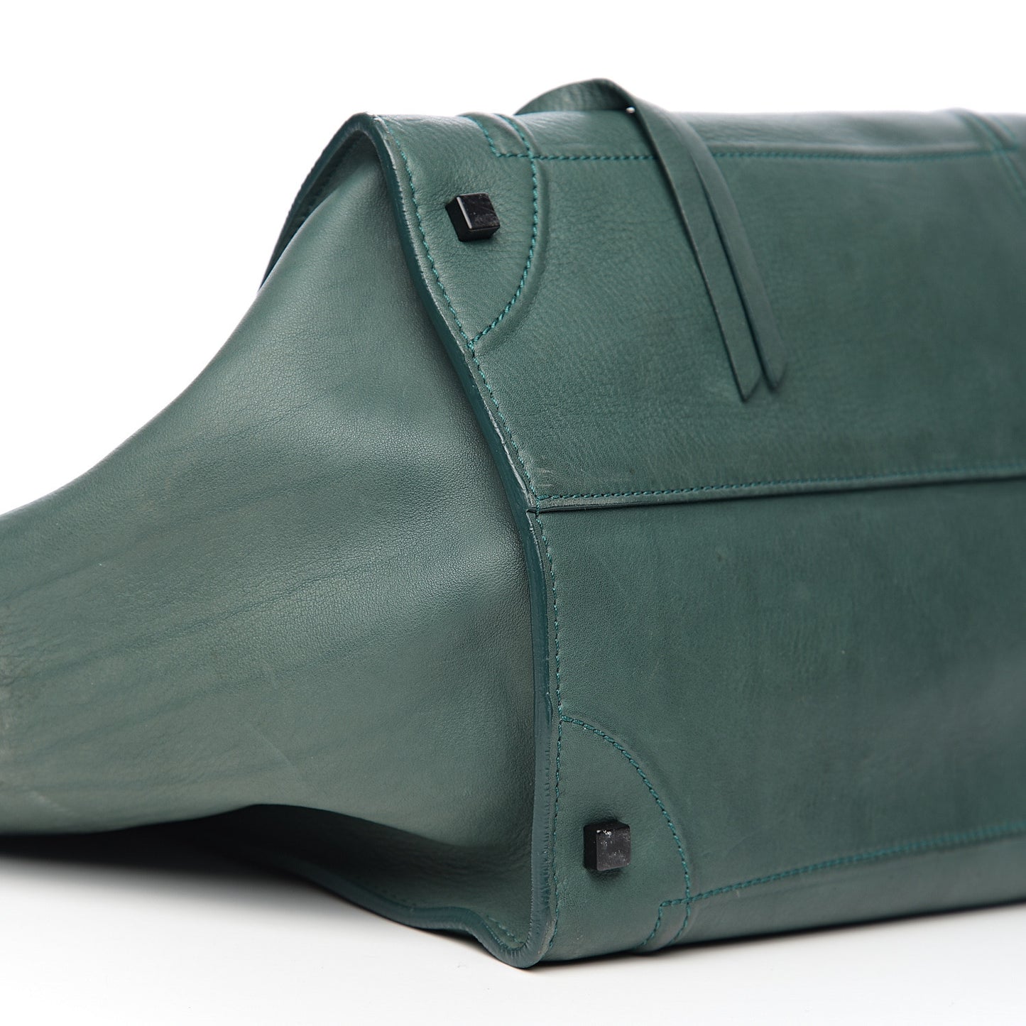 Supple Calfskin Medium Phantom Luggage Emerald