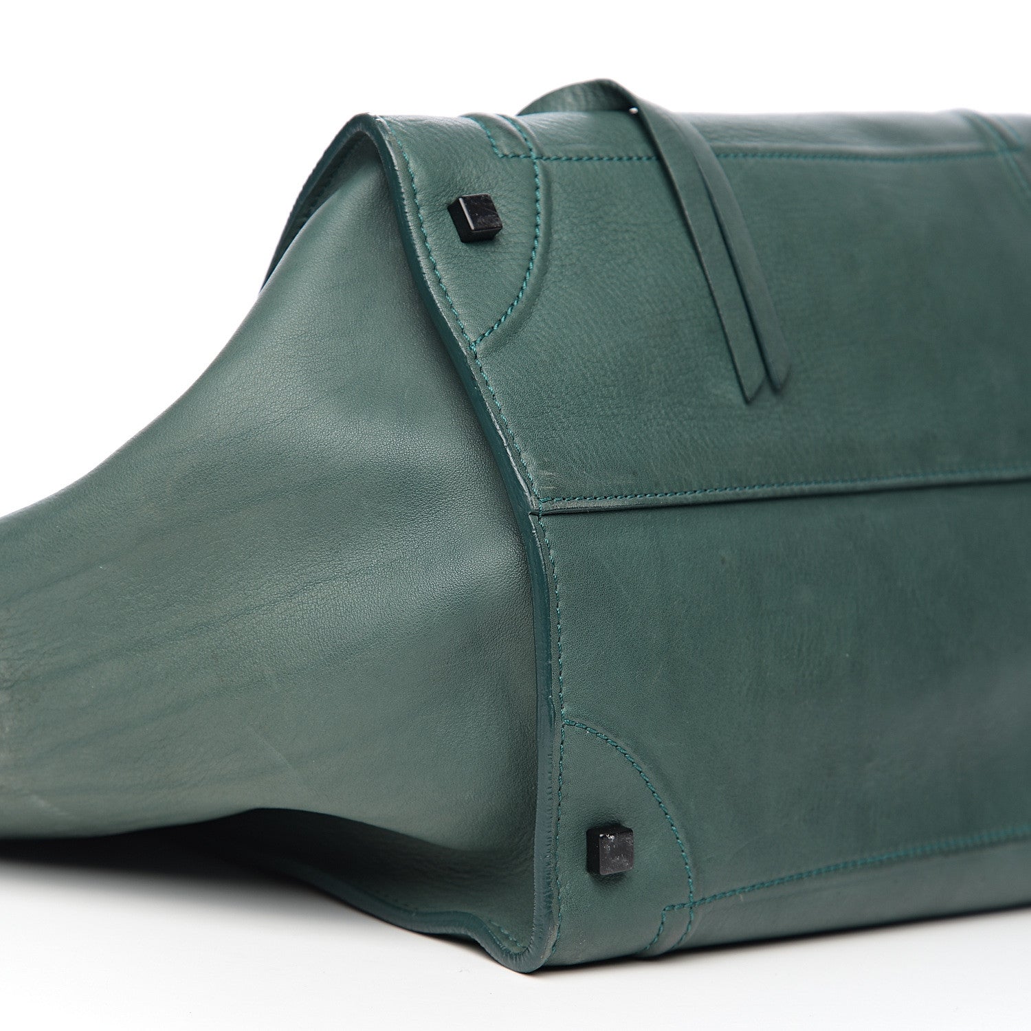 Celine Supple Calfskin Medium Phantom Luggage Emerald 7 of 9