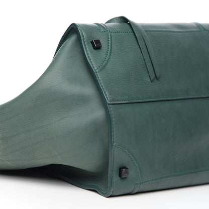 Celine Supple Calfskin Medium Phantom Luggage Emerald 7 of 9