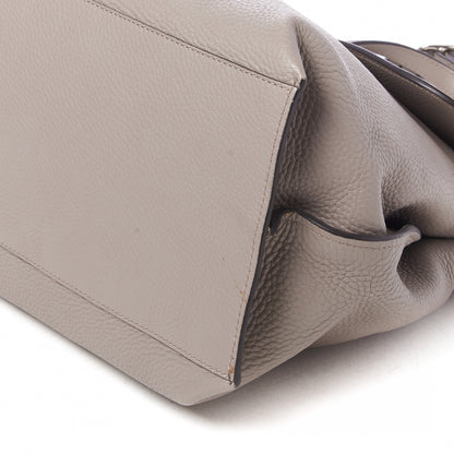 Gucci Cellarius Calfskin Large Bamboo Daily Top Handle Bag Storm Grey 4 of 9